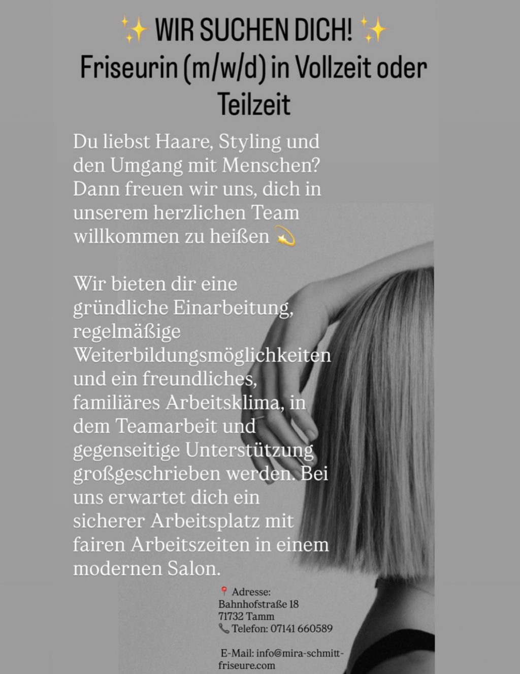 Instagram post from miraschmittfriseure. This post is in position 2.